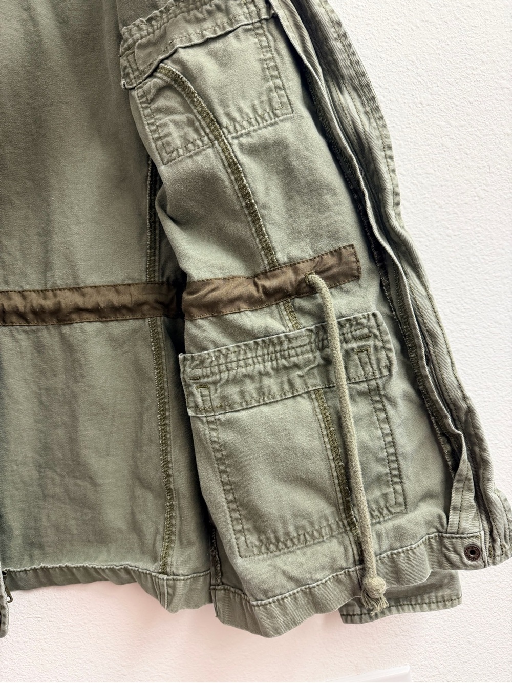 Hollister y2k Army Green Utility Jacket size small - Picture 8 of 12
